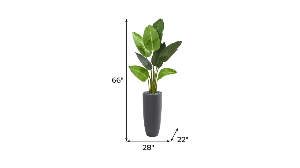 Traveler's Palm Artificial Tree Dimensions