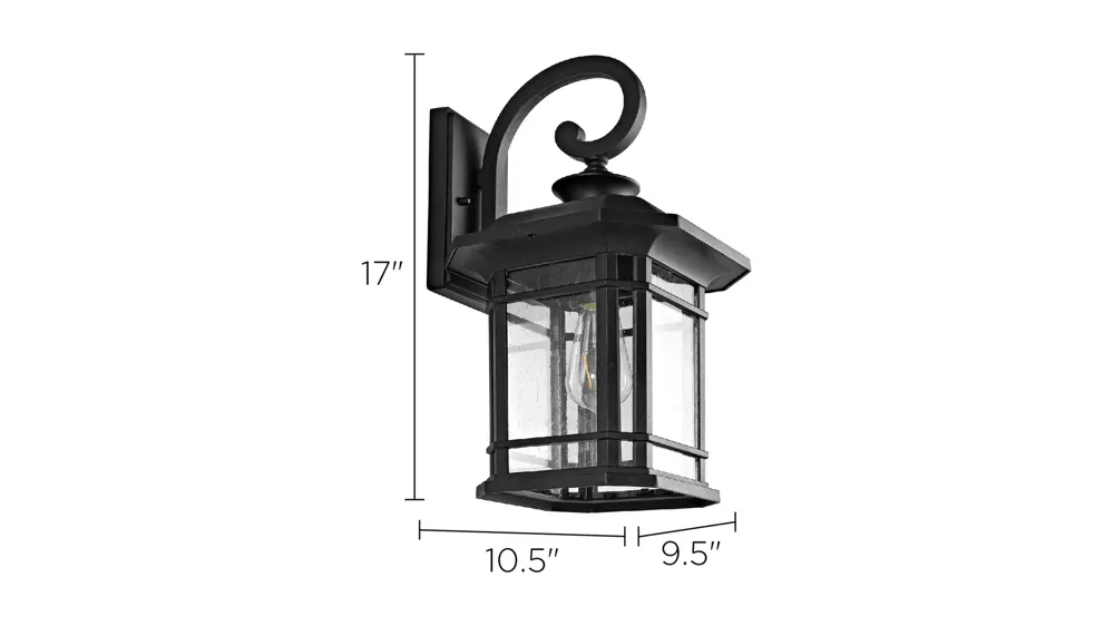 Cendra Outdoor Wall Lantern Dimensions