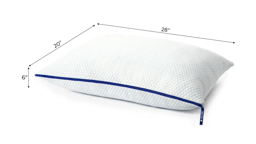 Nectar Tri Comfort Cooling Pillow Dimensions