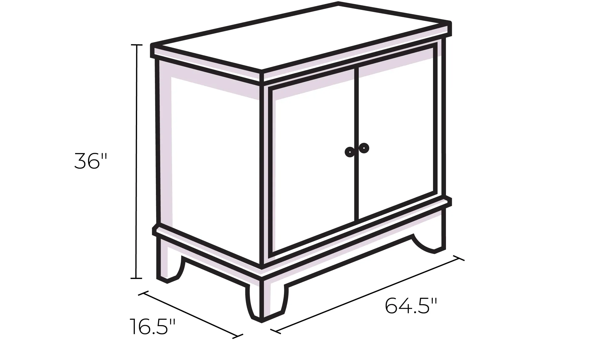 Pipa Four-Door Cabinet