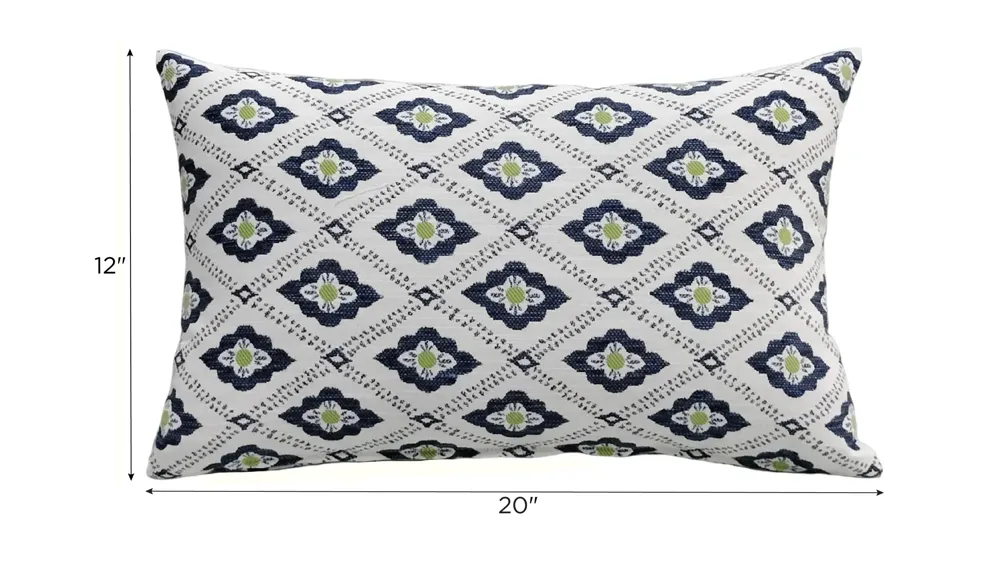 Kimberly Ann Designs Lumbar Pillow - Set of 2 Dimensions