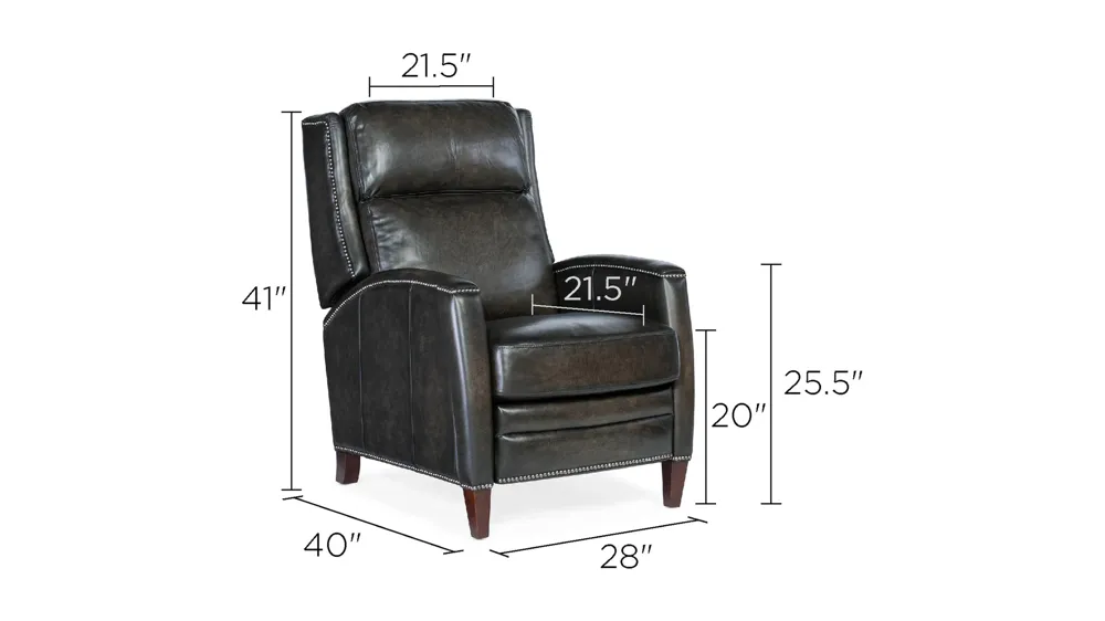 Declan Push Back Recliner Dimensions