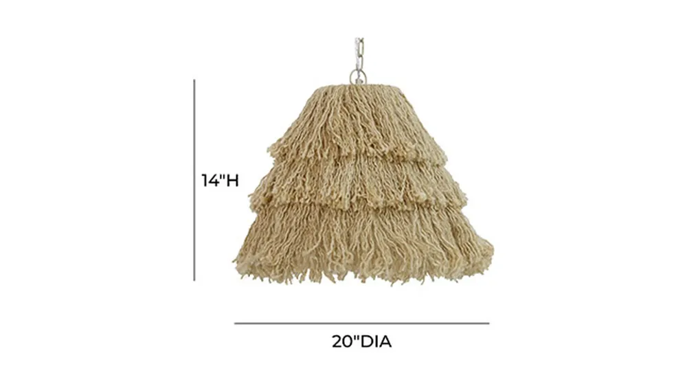 Charlee Pendant Lamp Dimensions