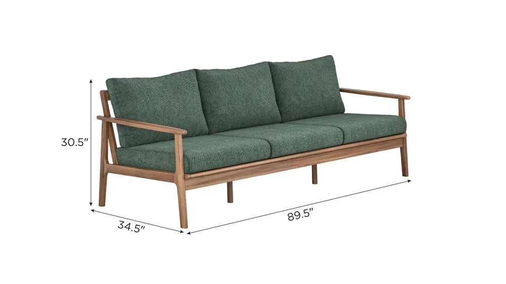 Ashton Outdoor Patio Sofa Dimensions