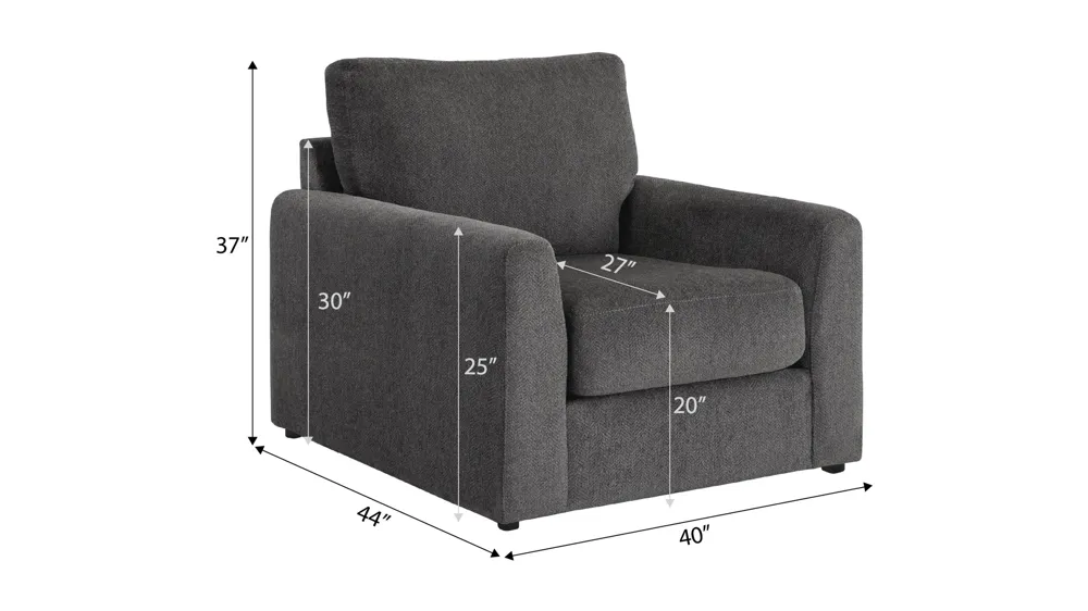 Tessa Swivel Chair Dimensions
