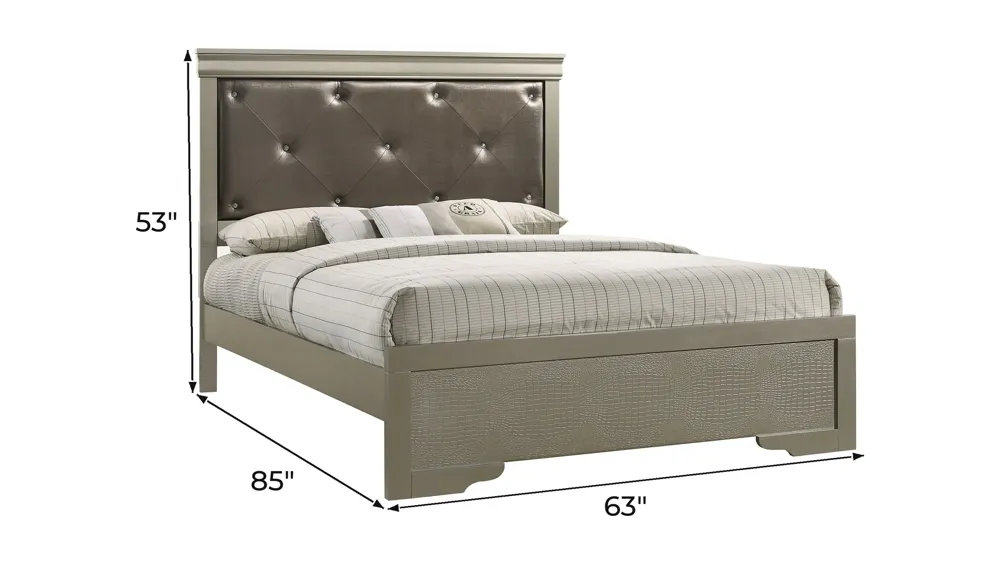 Lorana Panel Bed Dimensions