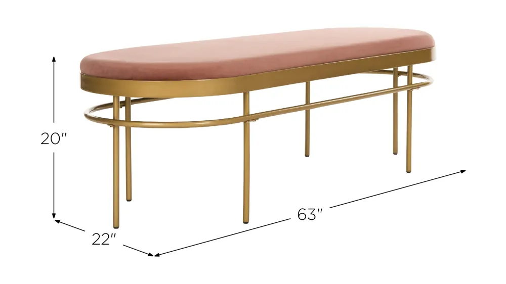 Sylvan Oval Bench Dimensions
