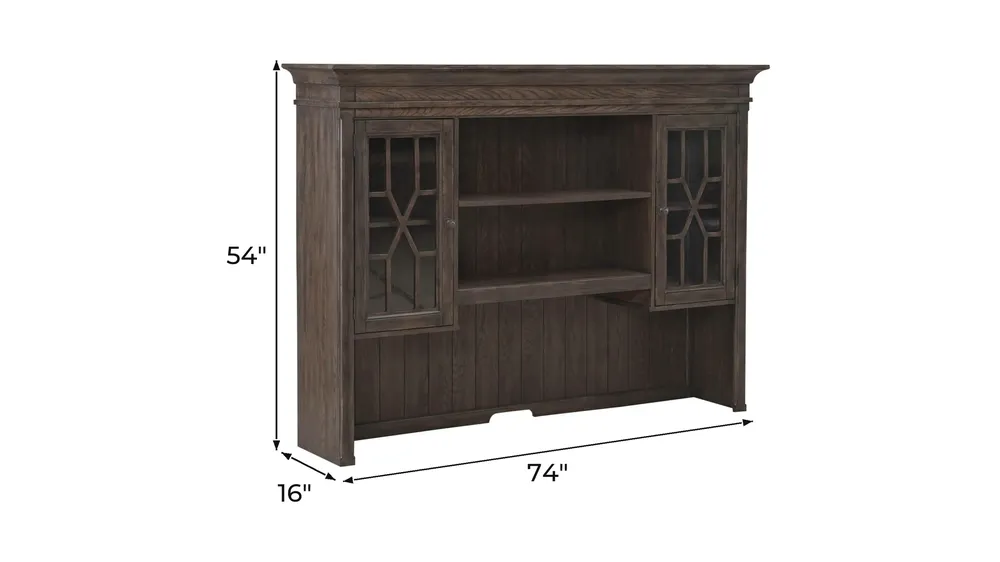 Paradise Valley Executive Credenza Hutch Dimensions