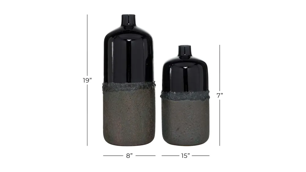Novogratz Maymunah Vase Set of 2 Dimensions