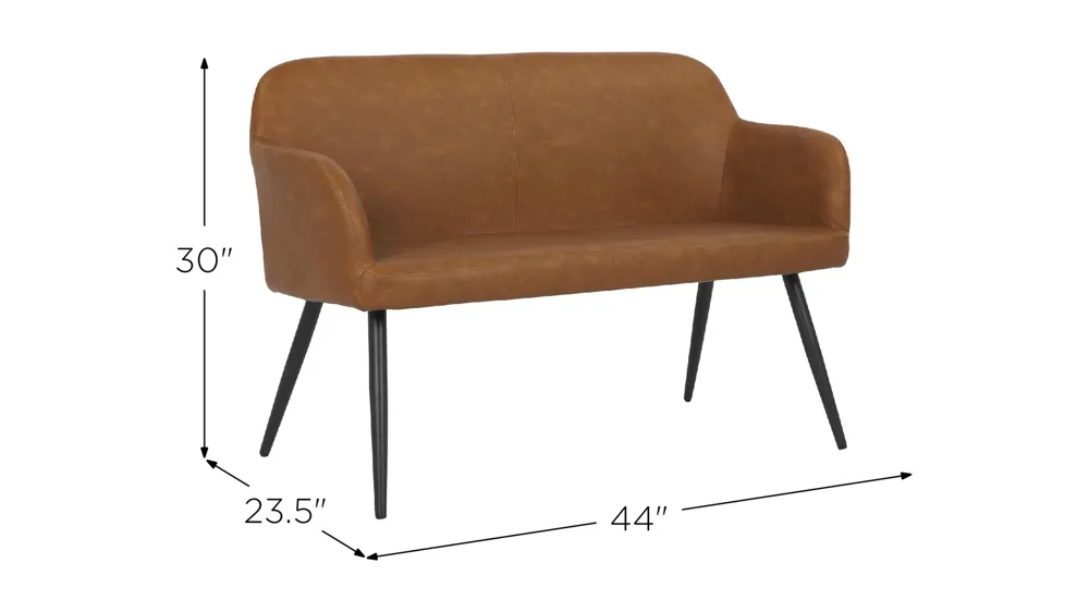 Daniella High Back Bench Dimensions