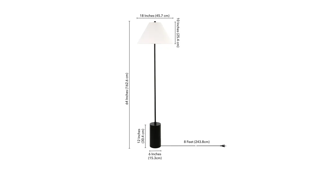 Merida Floor Lamp Dimensions