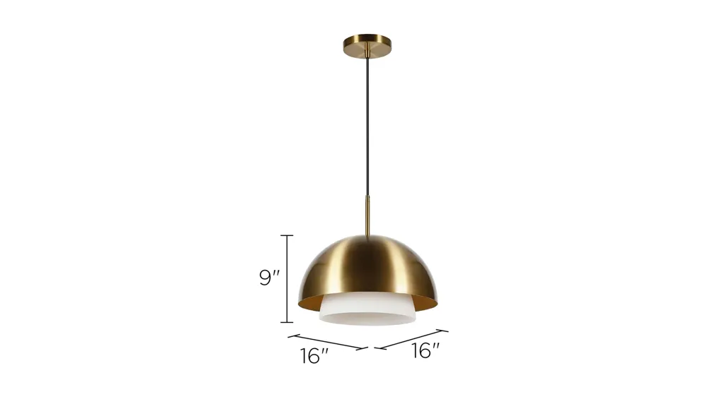 Kron Glass Pendant Dimensions