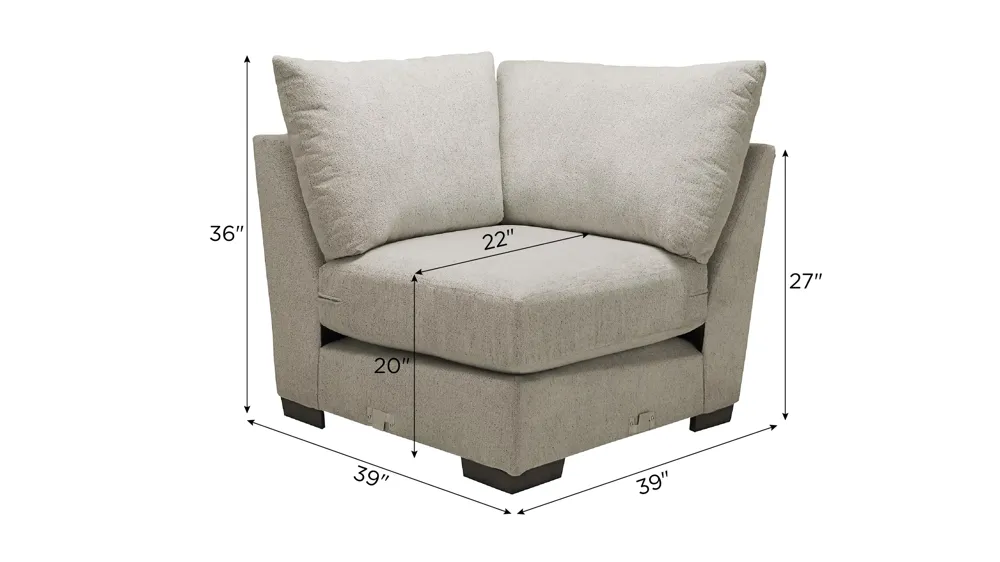 Haley Corner Dimensions