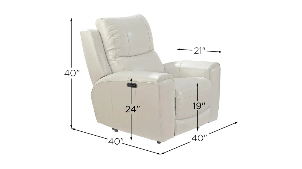 Laurel Power Reclining Chair Dimensions