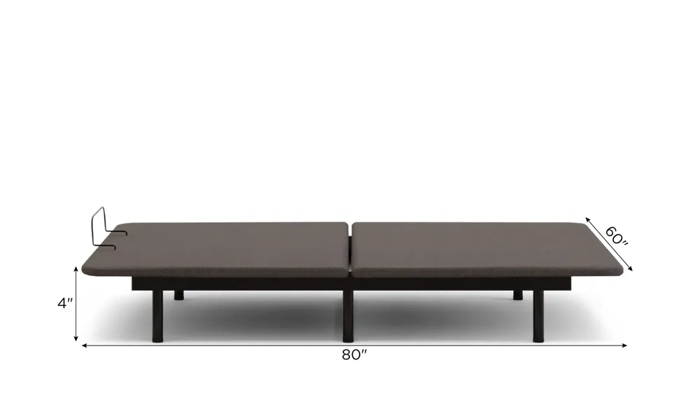 Nectar Classic Comfort Adjustable Base Dimensions