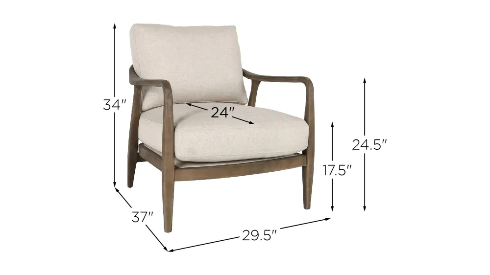 Lennon Accent Chair Dimensions