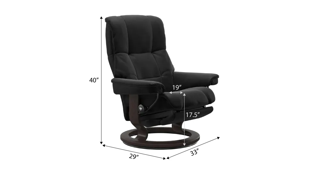 Mayfair Medium Classic Power Recliner Dimensions