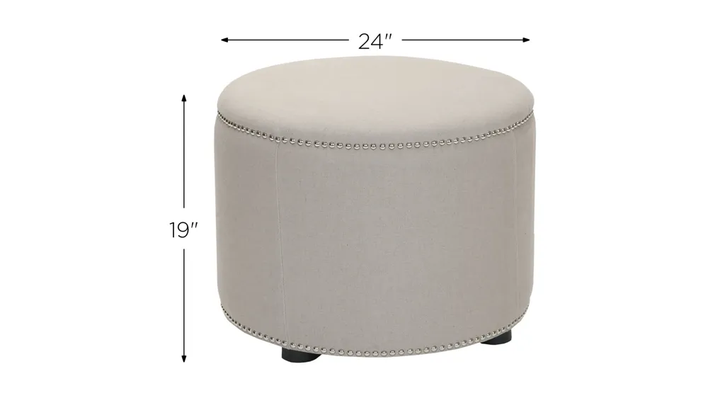 Deidra Ottoman Dimensions