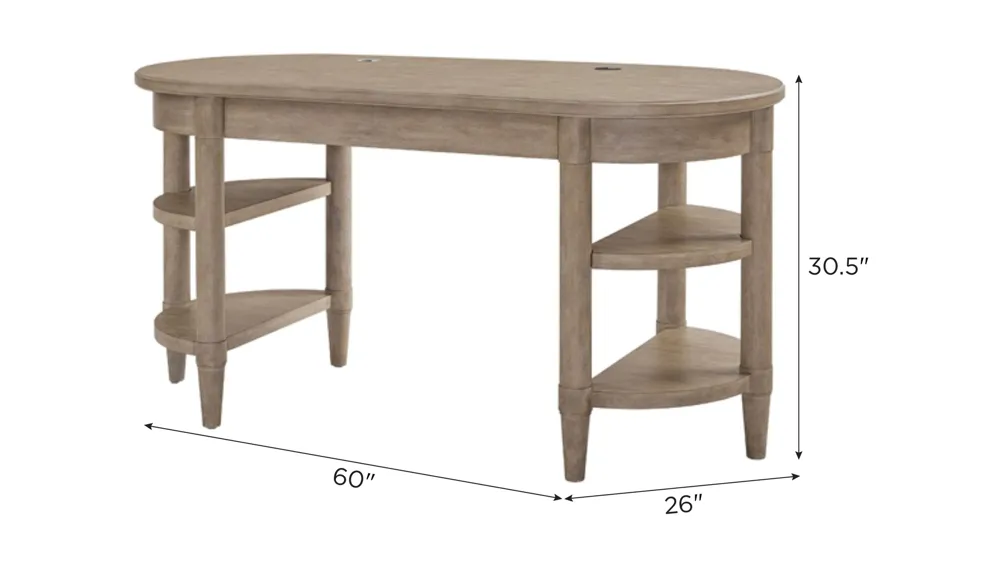 Citrus Heights Executive Desk Dimensions