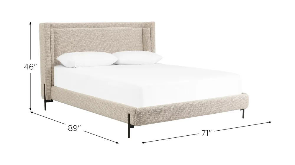 Kensington Upholstered Bed Dimensions