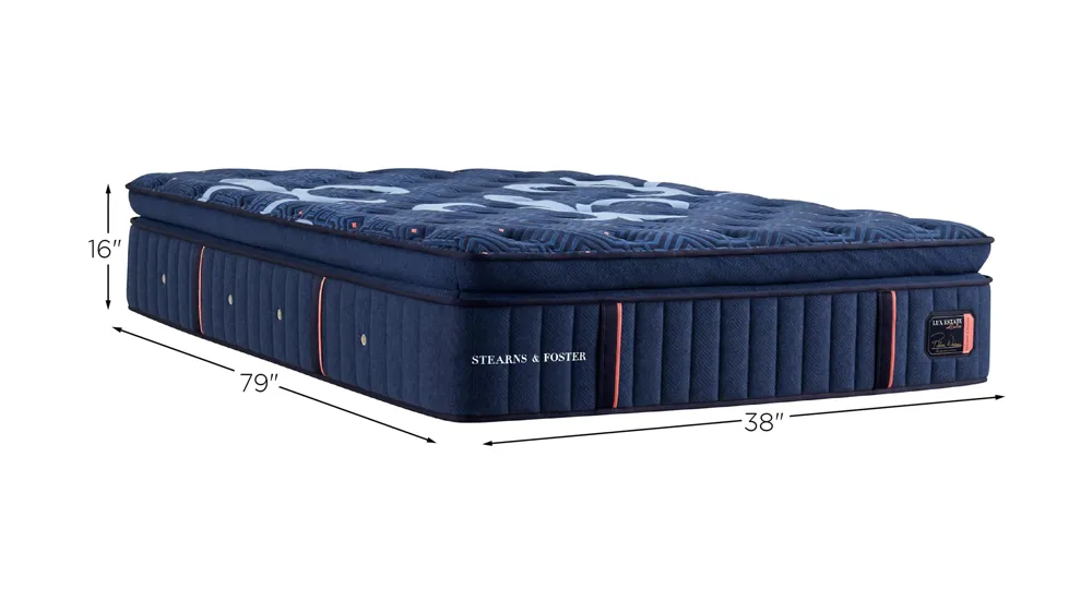 Stearns & Foster Lux Estate Firm Euro Pillowtop Mattress Dimensions