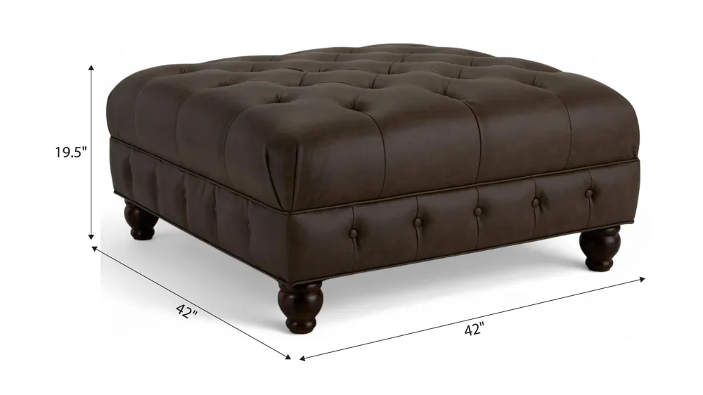 Nelson Cocktail Ottoman Dimensions