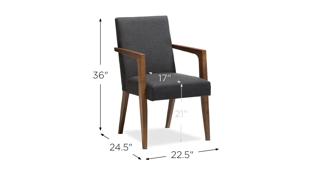 Andrea Armchair - Set of 2 Dimensions