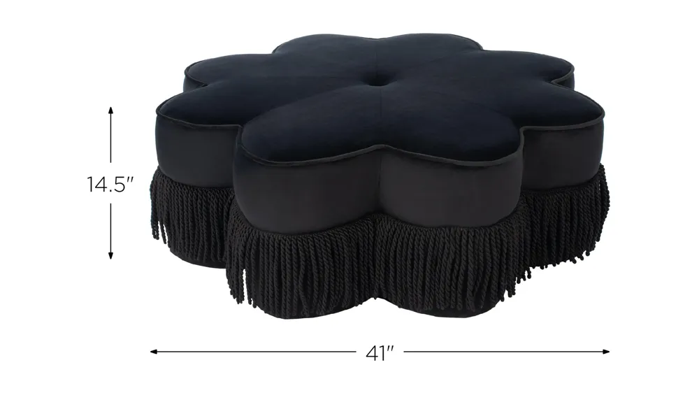 Harrison Flower Ottoman Dimensions