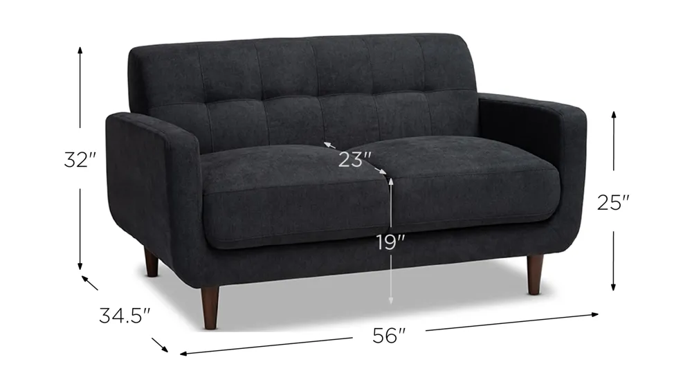 Allister Loveseat Dimensions