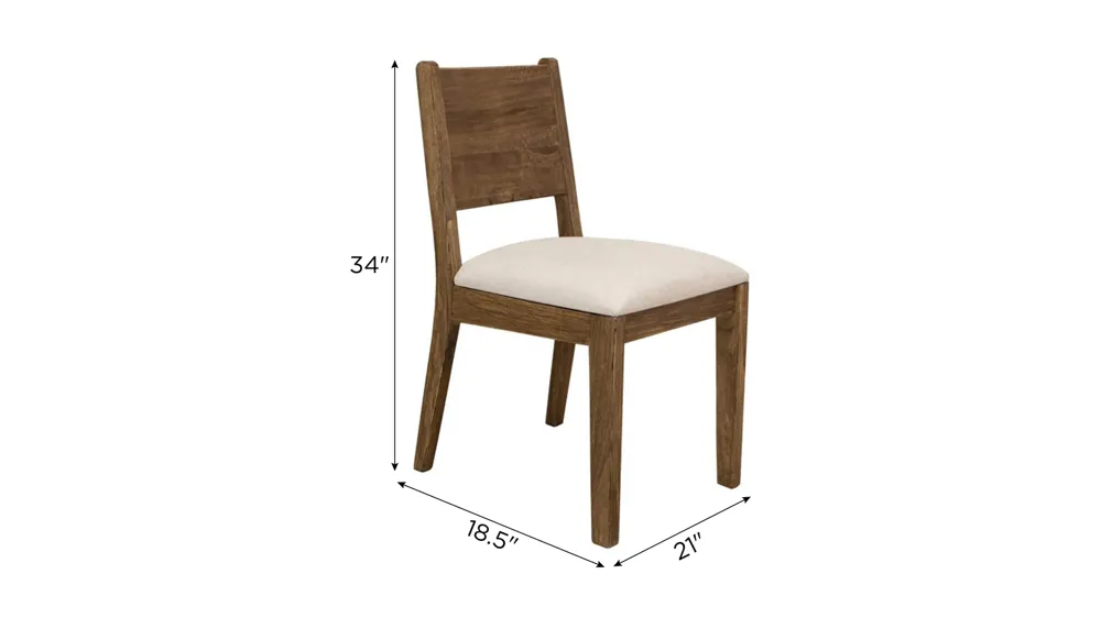 Olimpia Chair- Set of 2 Dimensions