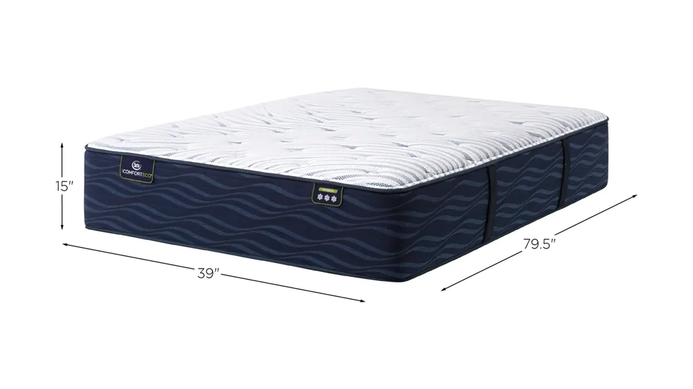 Serta iComfortECO Q30LTX Plush Mattress Dimensions