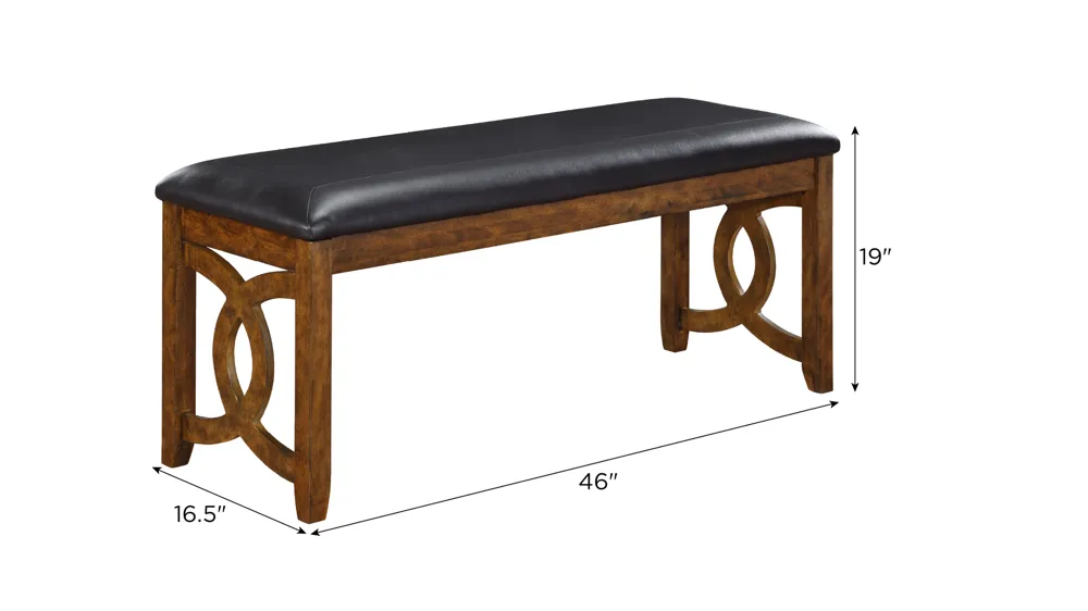 Millie Dining Bench Dimensions