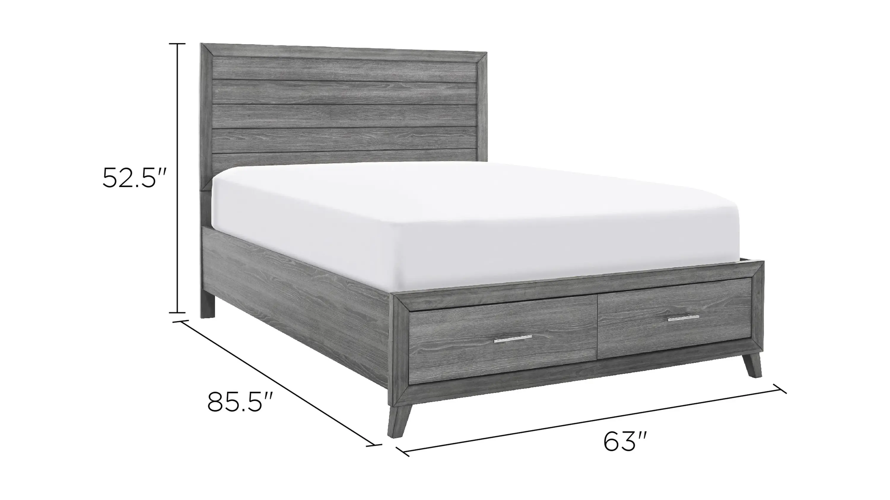 Davis Intl. Tobyn Platform Storage Bed - Thumbnail 4