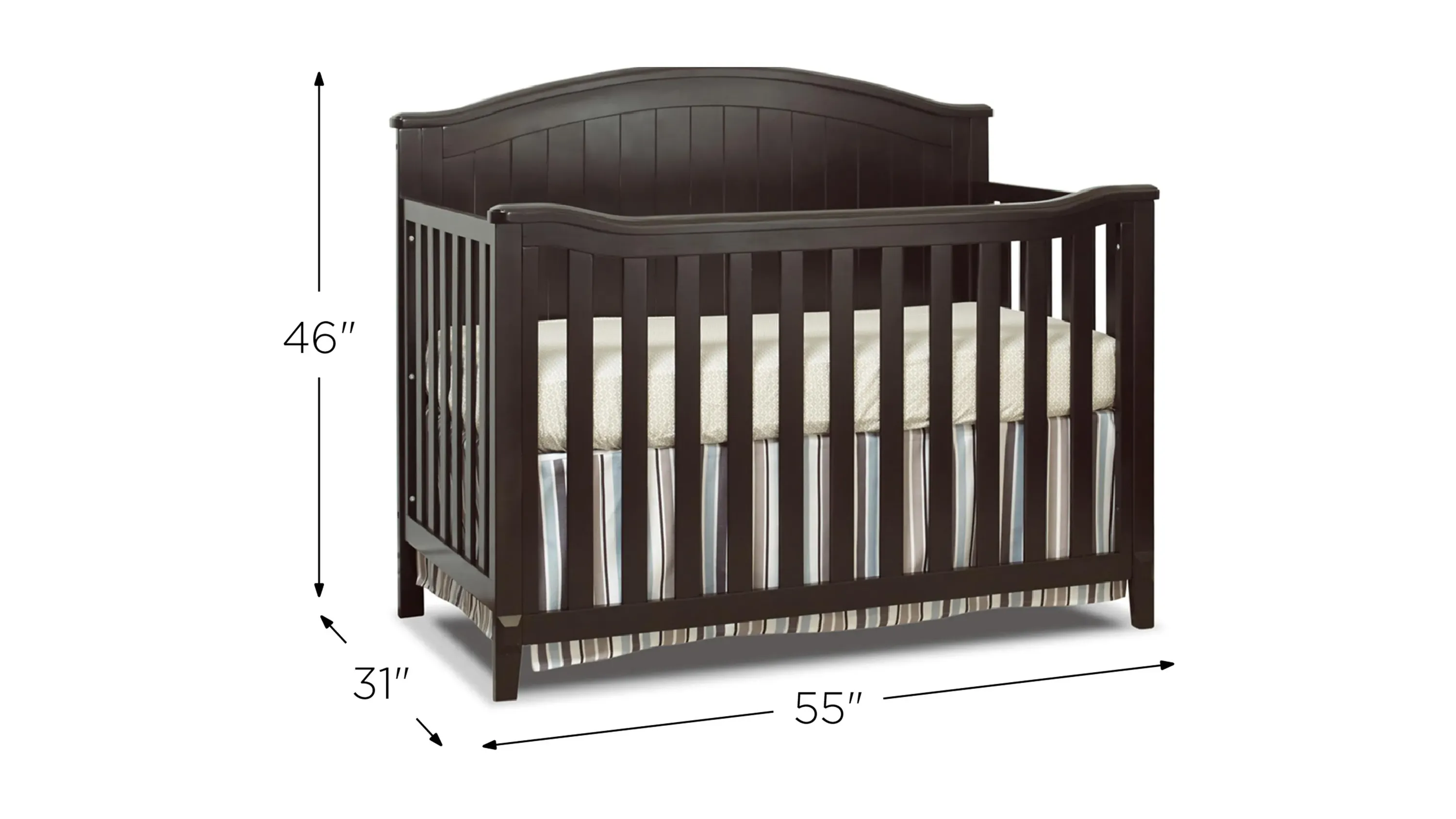Fairview Four-in-One Crib with Conversion Kit Raymour Flanigan