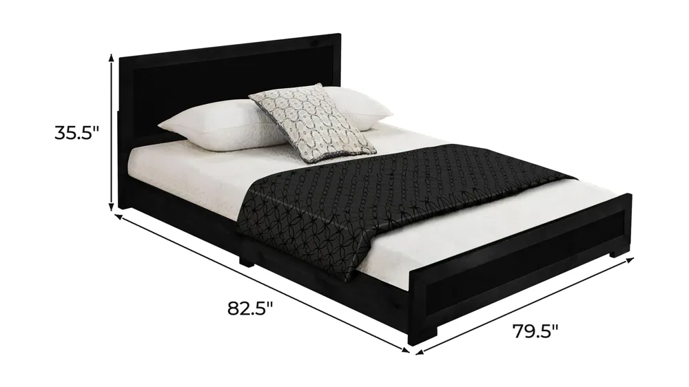 Trent Platform Bed Dimensions