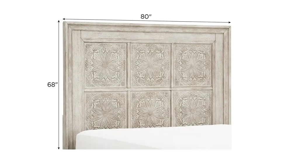 Magnolia Park Panel Headboard Dimensions