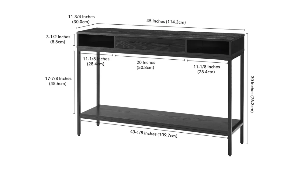 Santana Console Table Dimensions