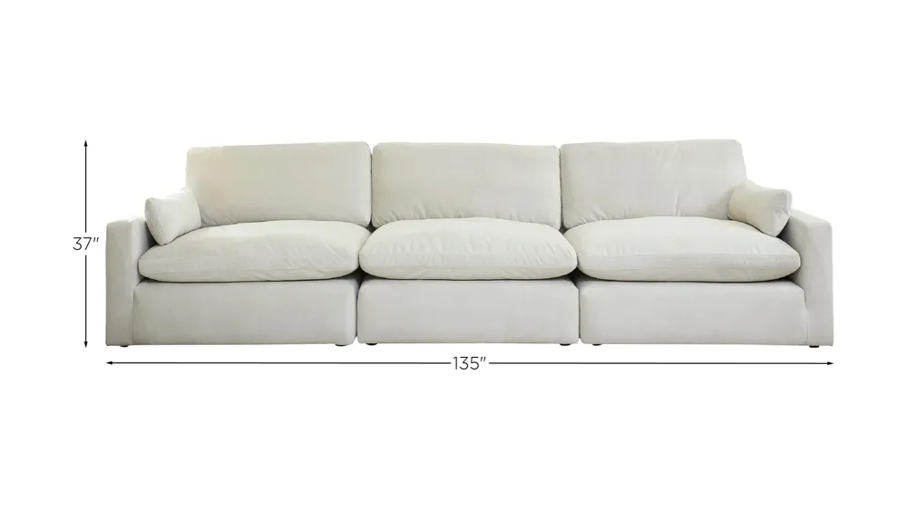 Sophie 3-pc. Sectional Dimensions