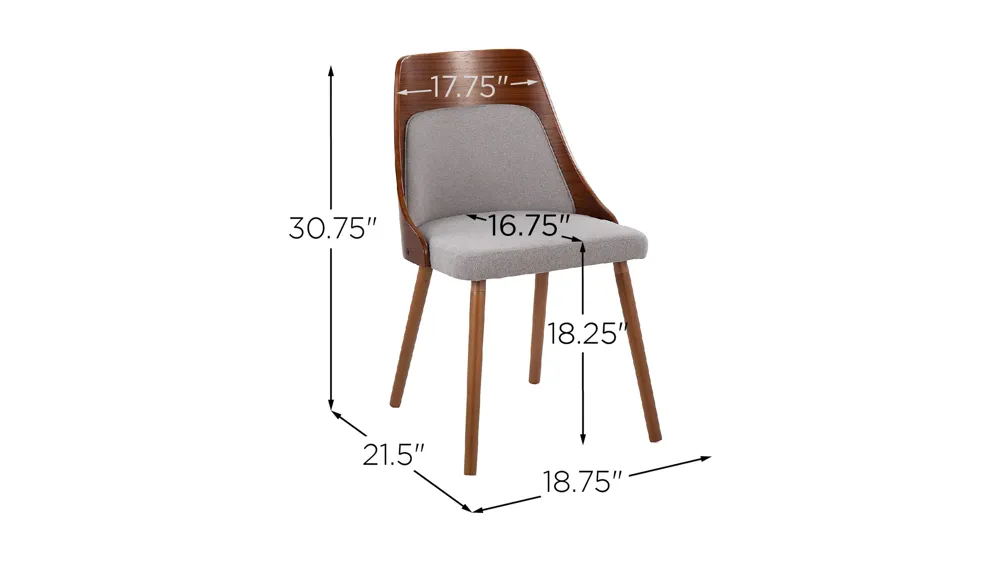 Anabelle Chairs - Set of 2 Dimensions