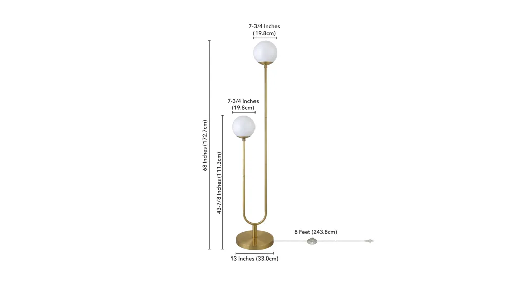 Tulsa Floor Lamp Dimensions
