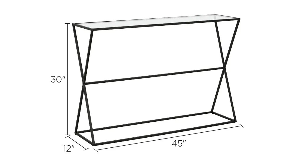 Paiget Rectangular Sofa Table Dimensions