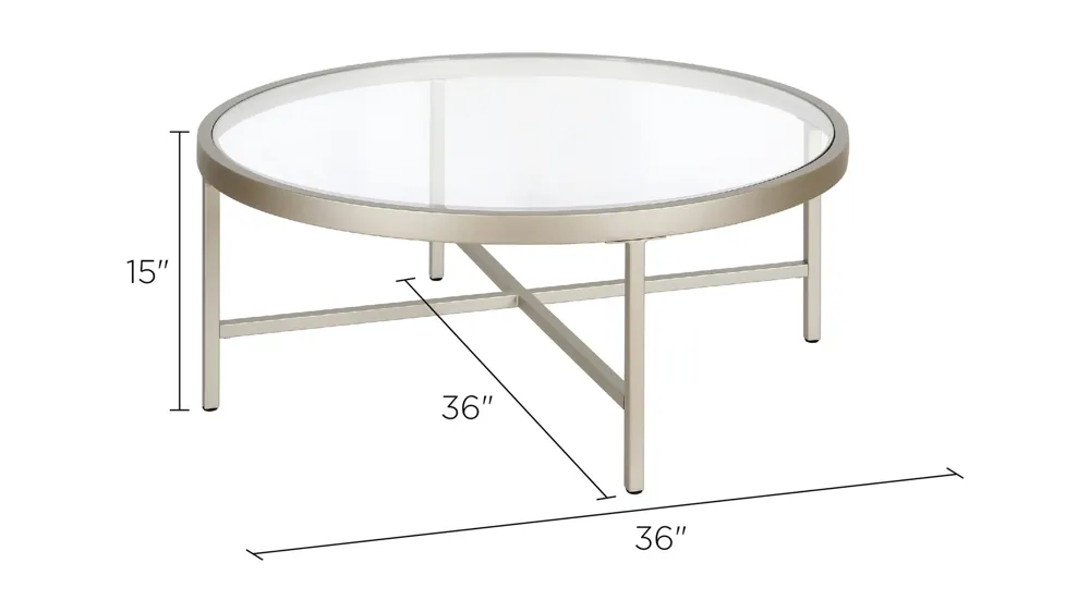 Iani Round Coffee Table Dimensions