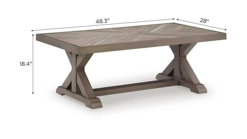 Laguna Heights Outdoor Coffee Table Dimensions
