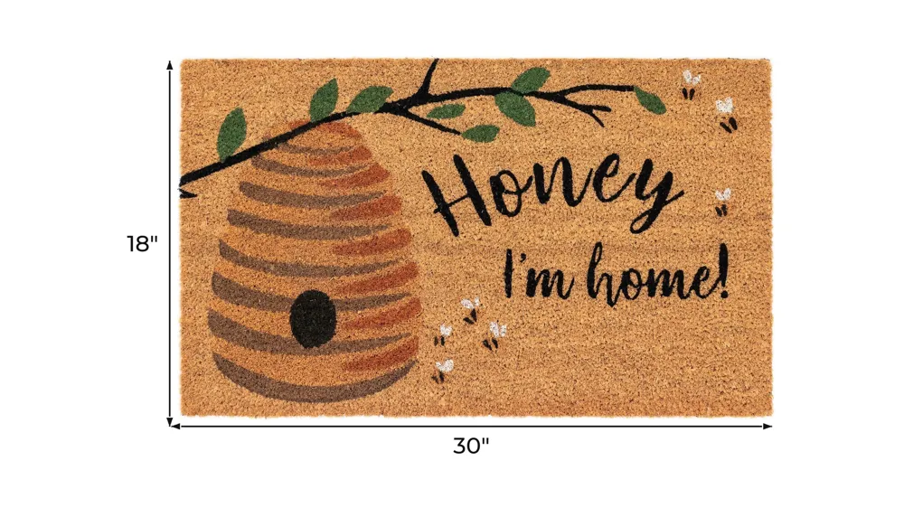 Liora Manne Natura Honey I'm Home Outdoor Mat Dimensions