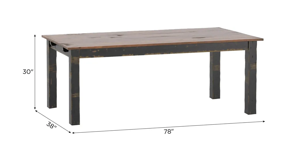 Champlain Dining Table Dimensions