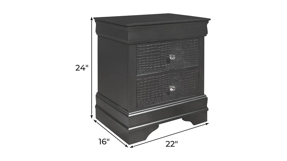 Pompei Nightstand Dimensions
