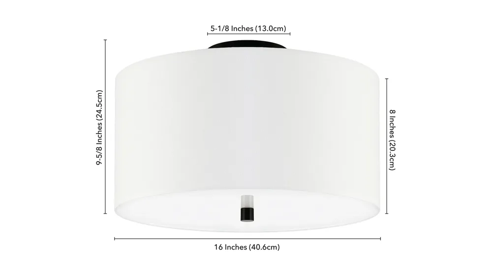 Casper Semi Flush Mount Dimensions