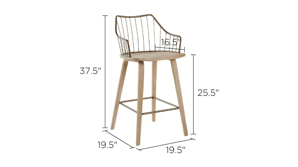 Winston Counter Stool Dimensions
