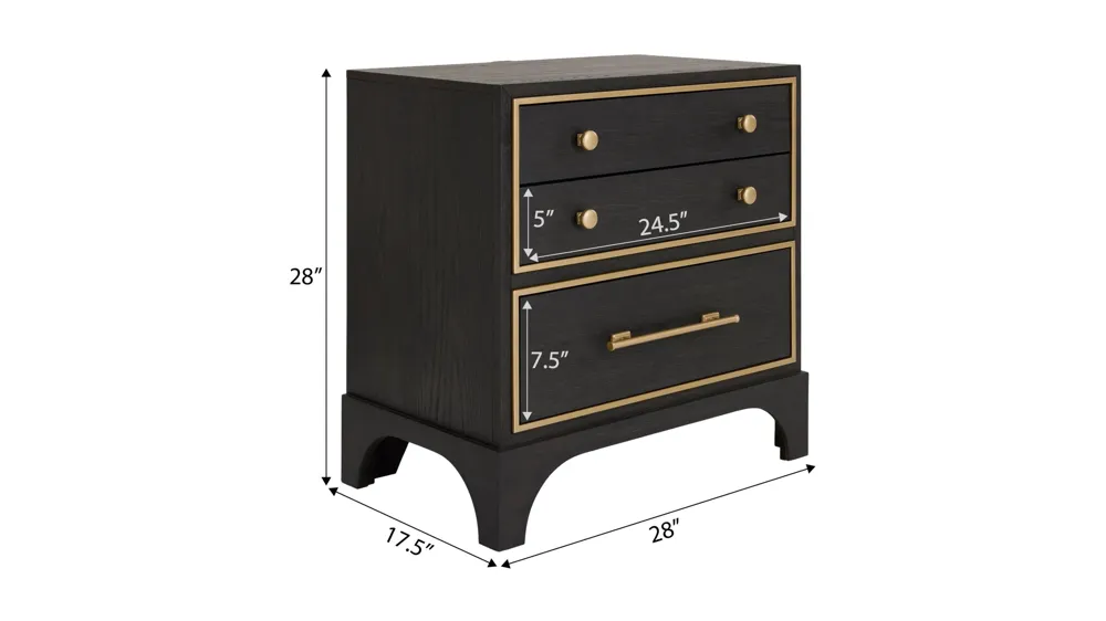 Elizabeth Nightstand Dimensions