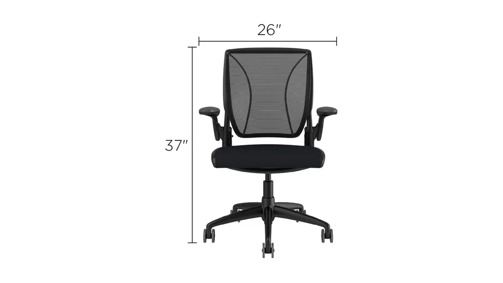 Humanscale World Premium Ergonomic Office Chair Dimensions